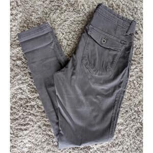 Kuhl Women's Gray Kultivar Pants Button Closure Flat Front Straight Leg Solid